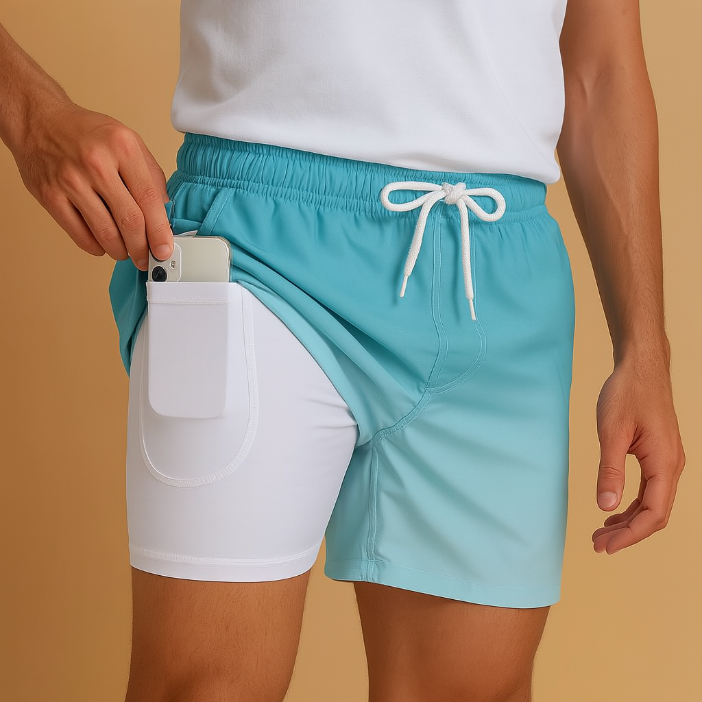 Zwemshort met sneldrogende stof voor heren | Timo